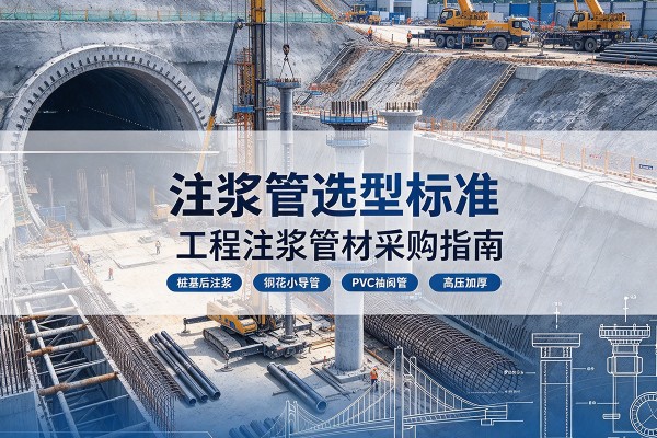 桥东注浆管选型标准