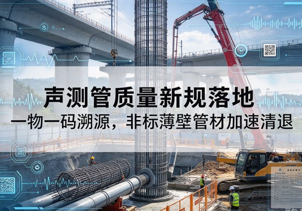 桥东声测管质量新规落地，一物一码溯源，非标薄壁管材加速清退