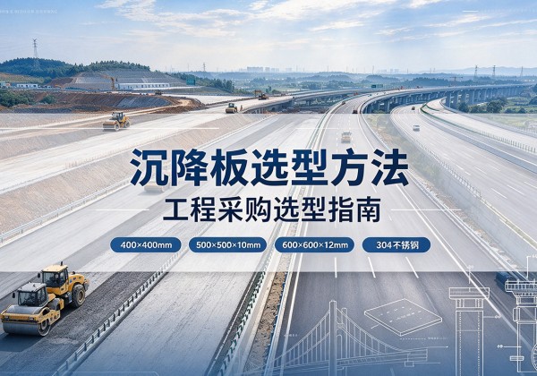 桥东沉降板选择方法